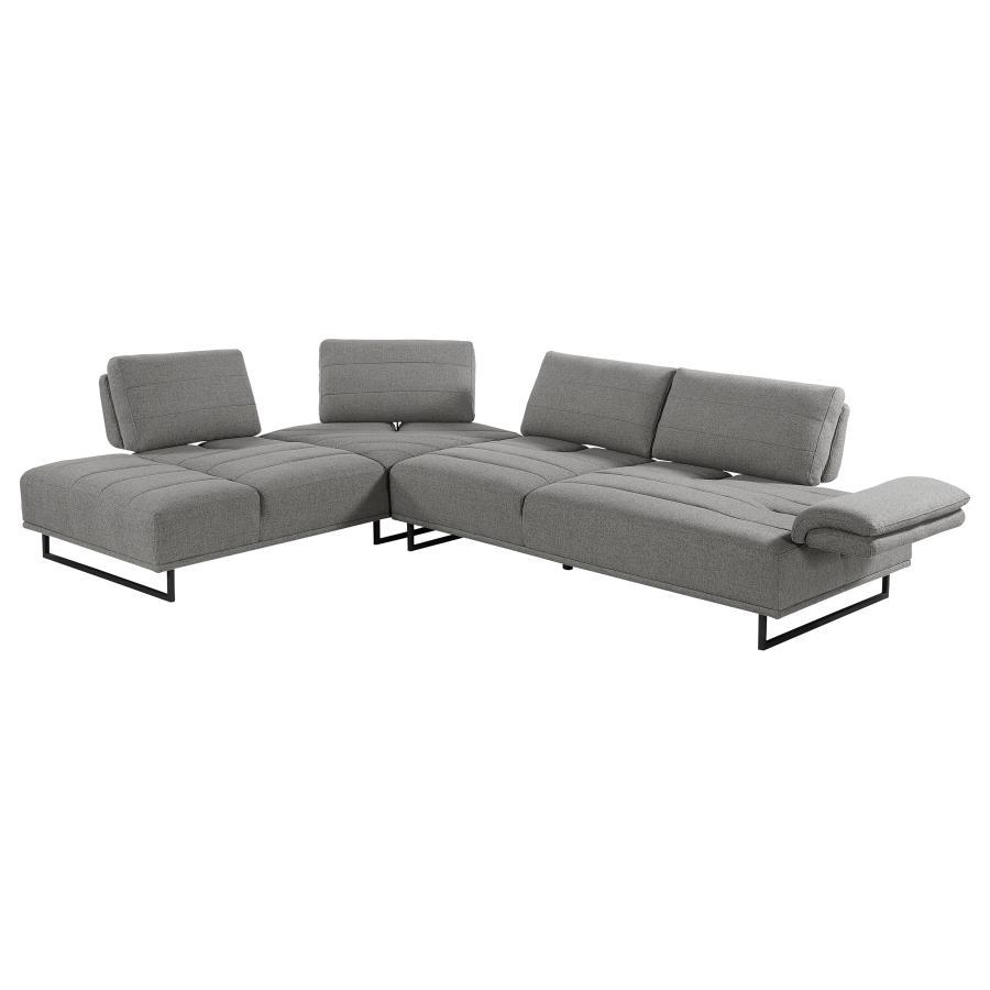 Arden - 2 Piece Adjustable Back Sectional - Taupe