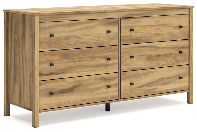 Bermacy - Light Brown - Six Drawer Dresser by Signature Design by Ashley® | Bel Furniture