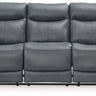 Mindanao - Pwr Rec Sofa With Adj Headrest Dark Gray by Signature Design by Ashley® | Bel Furniture