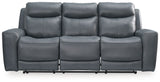 Mindanao - Pwr Rec Sofa With Adj Headrest Dark Gray by Signature Design by Ashley® | Bel Furniture