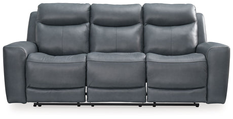 Mindanao - Pwr Rec Sofa With Adj Headrest Dark Gray by Signature Design by Ashley® | Bel Furniture