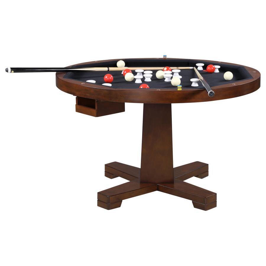 Marietta - 5 Piece Dining And Game Table Set - Tobacco