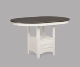 Hartwell - Counter Height Table White by Crown Mark | Bel Furniture