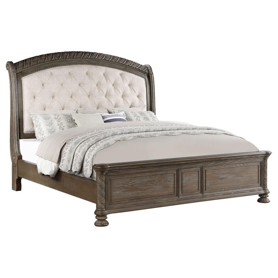 Emmett - Tufted Headboard Panel Bed