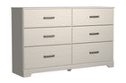Stelsie - Six Drawer Dresser - White