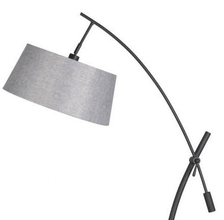 79.5- inch Black Metal Floor Lamp by Lamps per se | Bel Furniture
