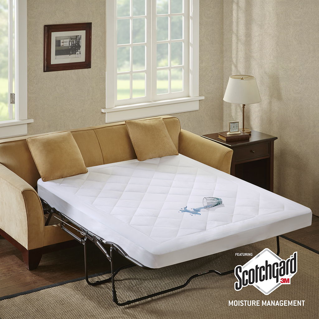 Holden - Waterproof Sofa Bed Pad With 3M Moisture Management - White