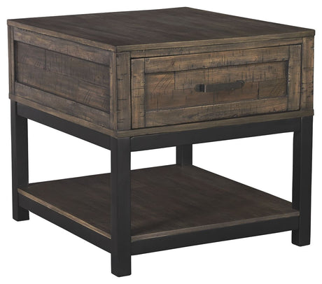 Johurst - Grayish Brown - Rectangular End Table by Signature Design by Ashley® | Bel Furniture