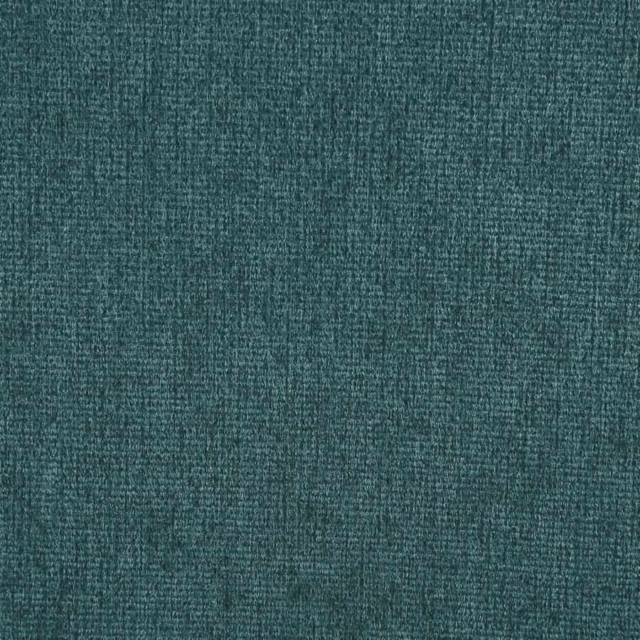 Acton - Upholstered Flared Arm Accent Chair - Teal Blue