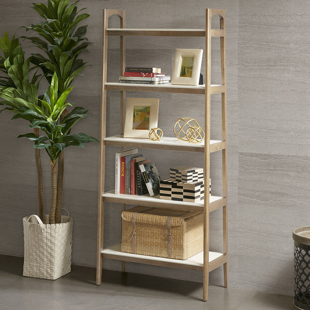 Parker - Shelf / Bookcase - Off-White / Natural