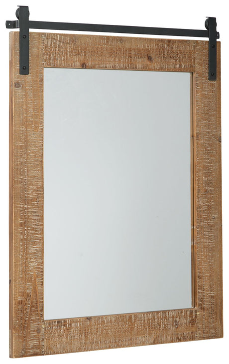 Lanie - Antique Brown - Accent Mirror by Signature Design by Ashley® | Bel Furniture