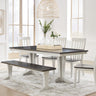 Darborn - Dining Room Set Dark Gray 7 Pc. - Dining Table, 4 Side Chairs, Bench by Signature Design by Ashley® | Bel Furniture