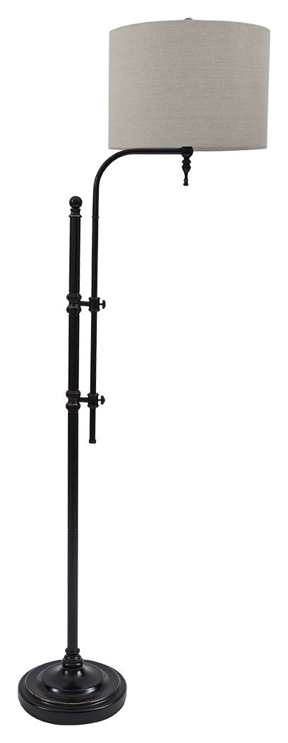 Anemoon - Metal Lamp Black Floor Lamps by Signature Design by Ashley® | Bel Furniture