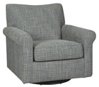 Renley - Swivel Glider Accent Chair - Ash