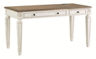 Realyn - Home Office Lift Top Desk - White / Brown
