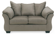 Darcy - Stationary Loveseat Dark Gray by Signature Design by Ashley® | Bel Furniture