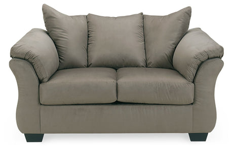 Darcy - Stationary Loveseat Dark Gray by Signature Design by Ashley® | Bel Furniture