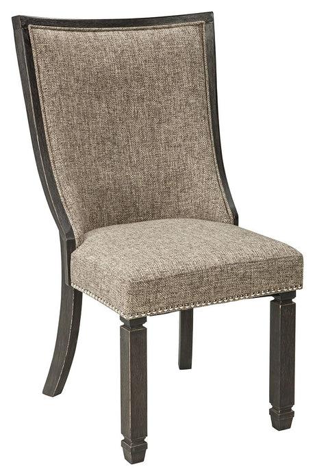 Tyler Creek - Black / Grayish Brown - Dining UPH Side Chair (Set of 2) - Framed Back by Signature Design by Ashley® | Bel Furniture