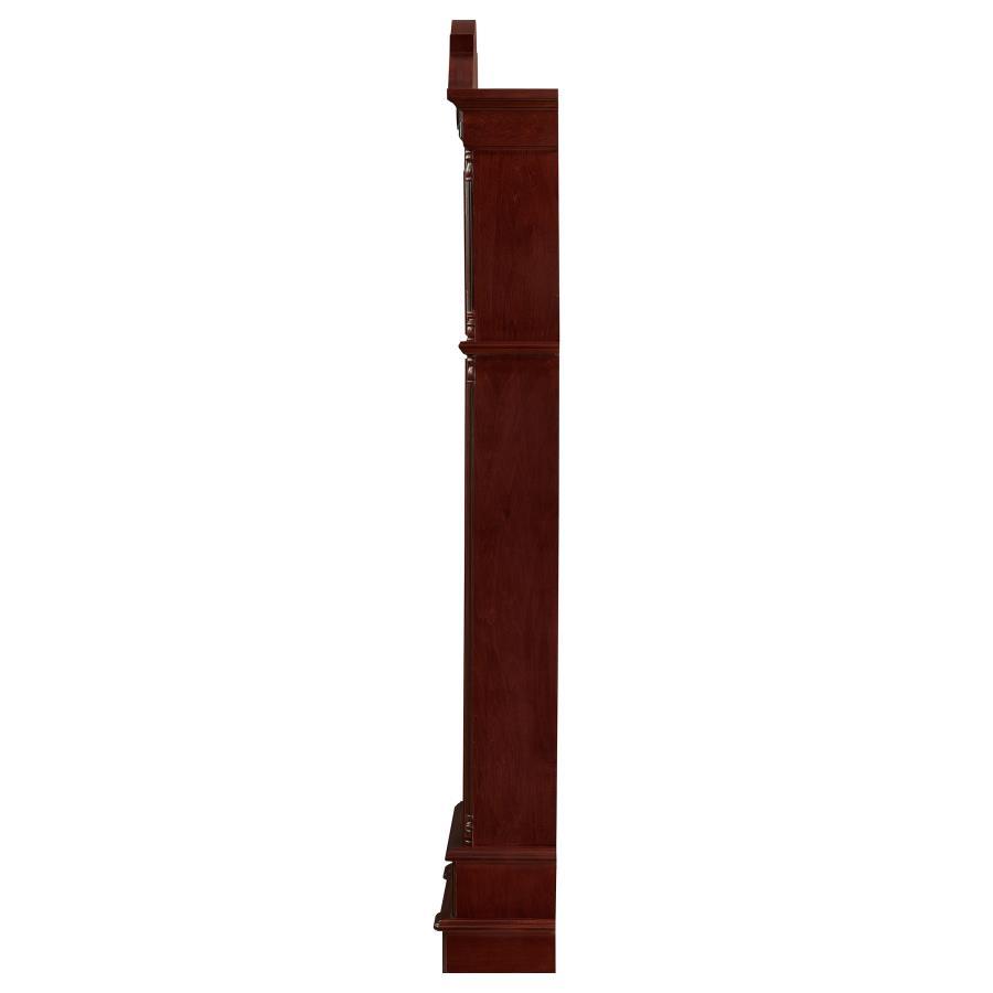 Diggory - Grandfather Clock - Brown Red And Clear