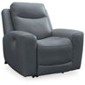 Mindanao - Pwr Recliner/Adj Headrest Dark Gray by Signature Design by Ashley® | Bel Furniture