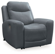 Mindanao - Pwr Recliner/Adj Headrest Dark Gray by Signature Design by Ashley® | Bel Furniture