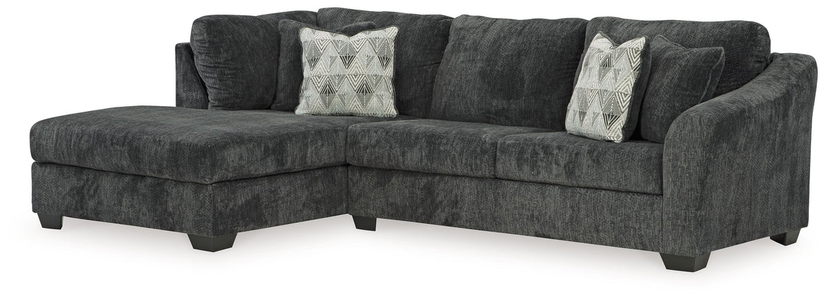Biddeford -Sectional Black by Signature Design by Ashley® | Bel Furniture