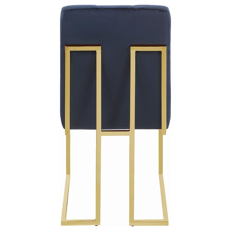 Cisco - Tufted Back Side Chairs (Set of 2) - Ink Blue