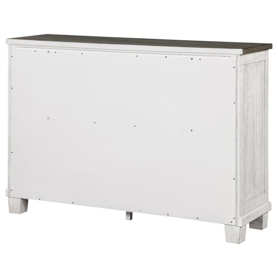 Lilith - 7-Drawer Dresser - Distressed White