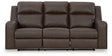 Lavenhorne - Granite - Rec Sofa W/Drop Down Table by Signature Design by Ashley® | Bel Furniture