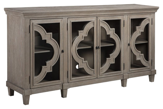 Fossil Ridge - Gray - Accent Cabinet by Signature Design by Ashley® | Bel Furniture