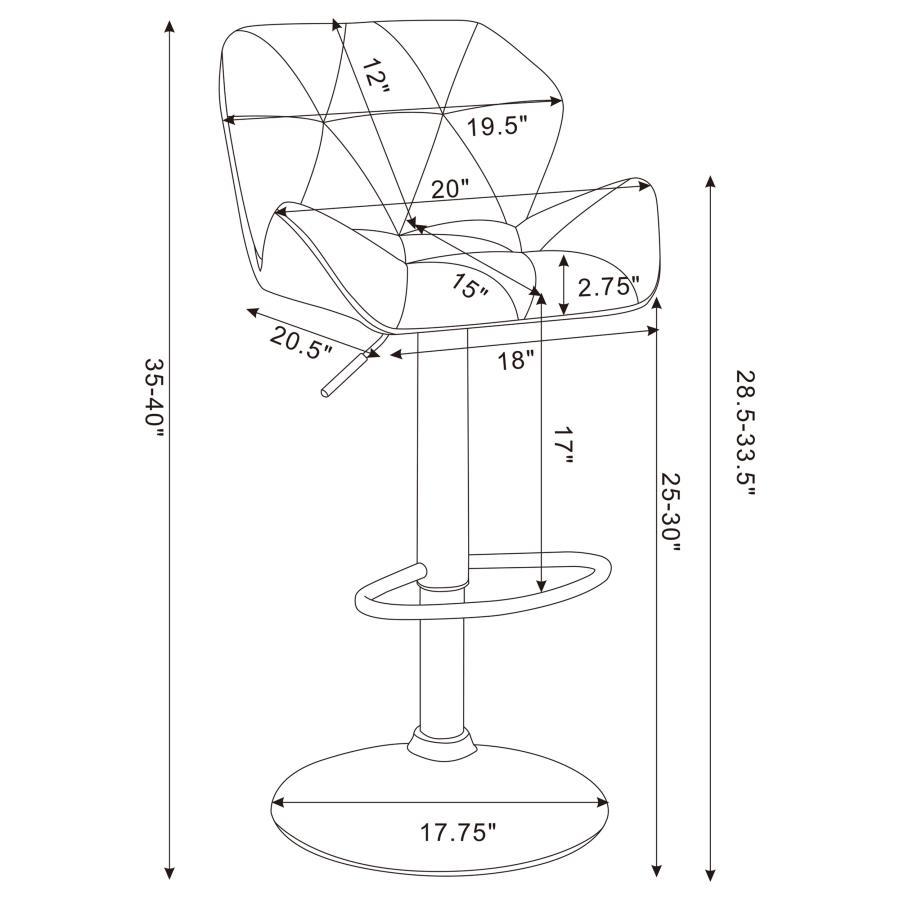 Berrington - Adjustable Bar Stools (Set of 2)