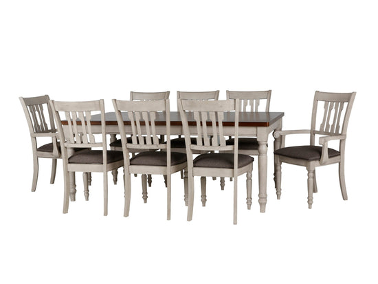 9 PIECE DINING ROOM SET - BEL Furniture