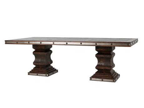 HACIENDA 9 PIECE DINING ROOM SET by Mollai Collections | Bel Furniture