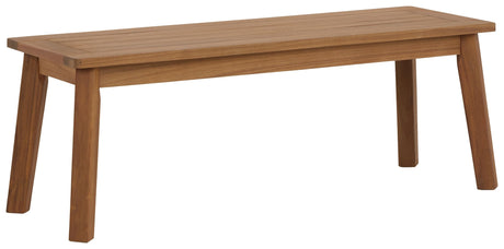 Janiyah - Light Brown - Bench by Signature Design by Ashley® | Bel Furniture