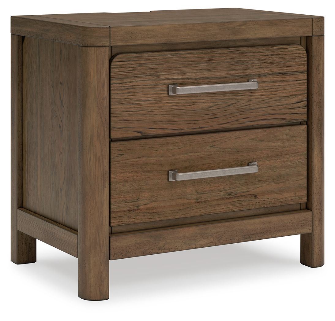 Cabalynn - Light Brown - Two Drawer Night Stand by Signature Design by Ashley® | Bel Furniture