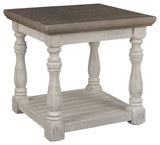 Havalance - Gray / White - Rectangular End Table by Signature Design by Ashley® | Bel Furniture