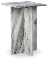 Keithwell - Gray - Square Accent Table by Signature Design by Ashley® | Bel Furniture