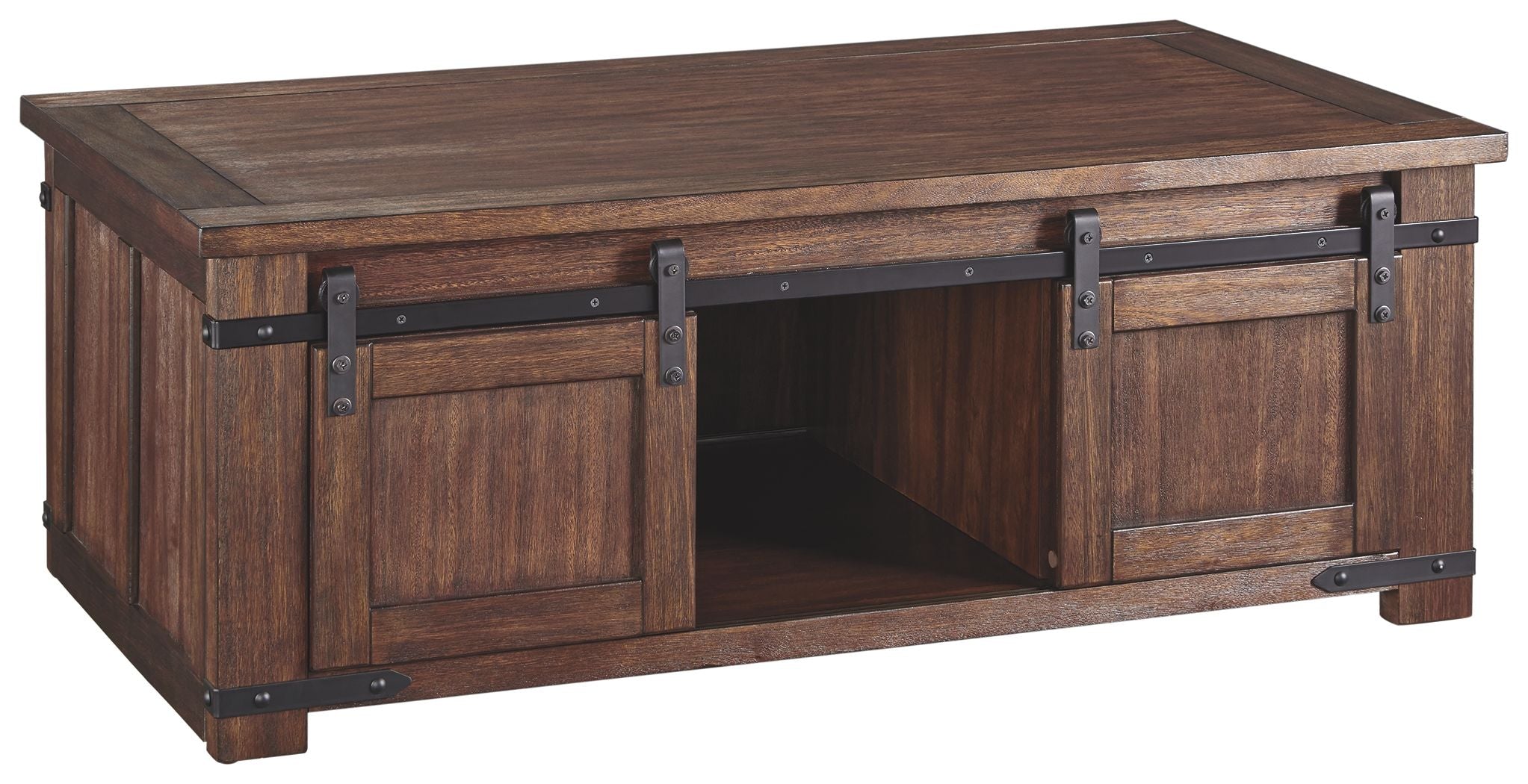 Budmore - Brown - Rectangular Cocktail Table