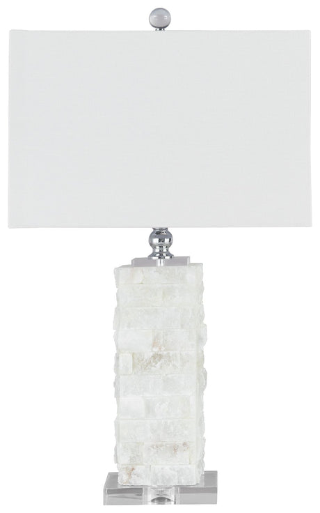 Malise - White - Alabaster Table Lamp by Signature Design by Ashley® | Bel Furniture