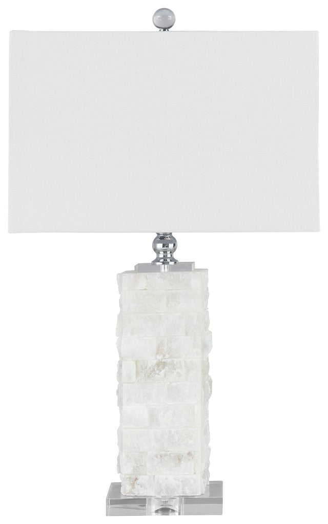 Malise - White - Alabaster Table Lamp by Signature Design by Ashley® | Bel Furniture