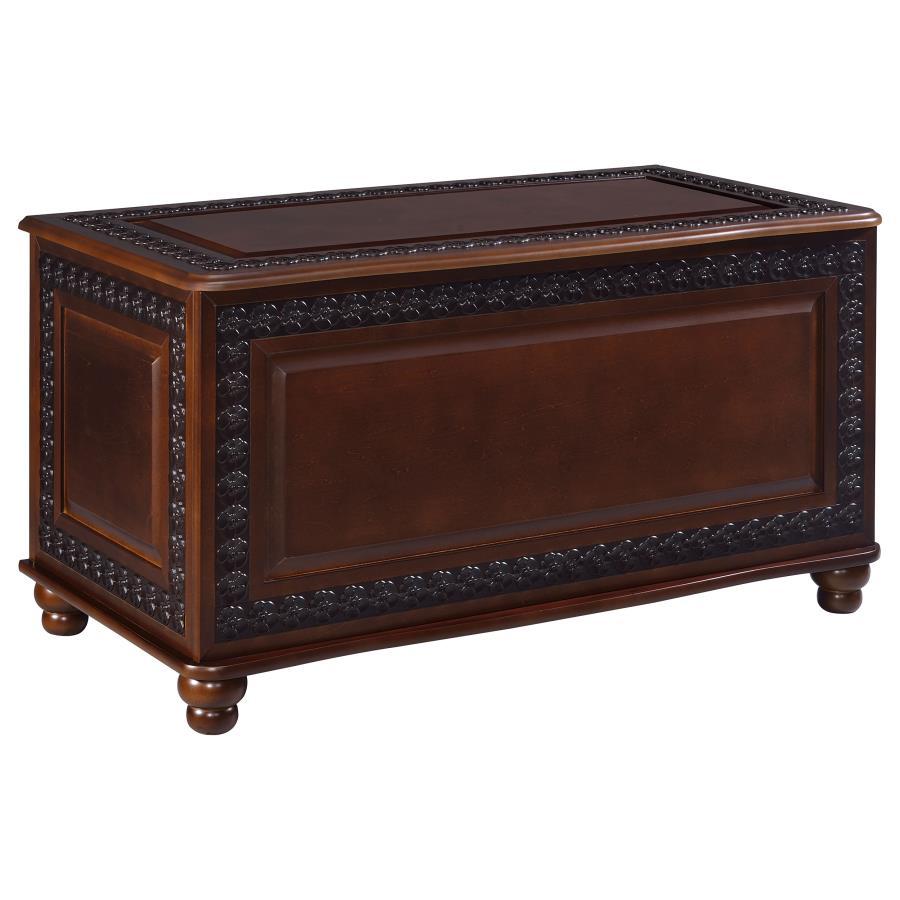 Finlay - Cedar Chest - Dark Tobacco by CoasterElevations | Bel Furniture