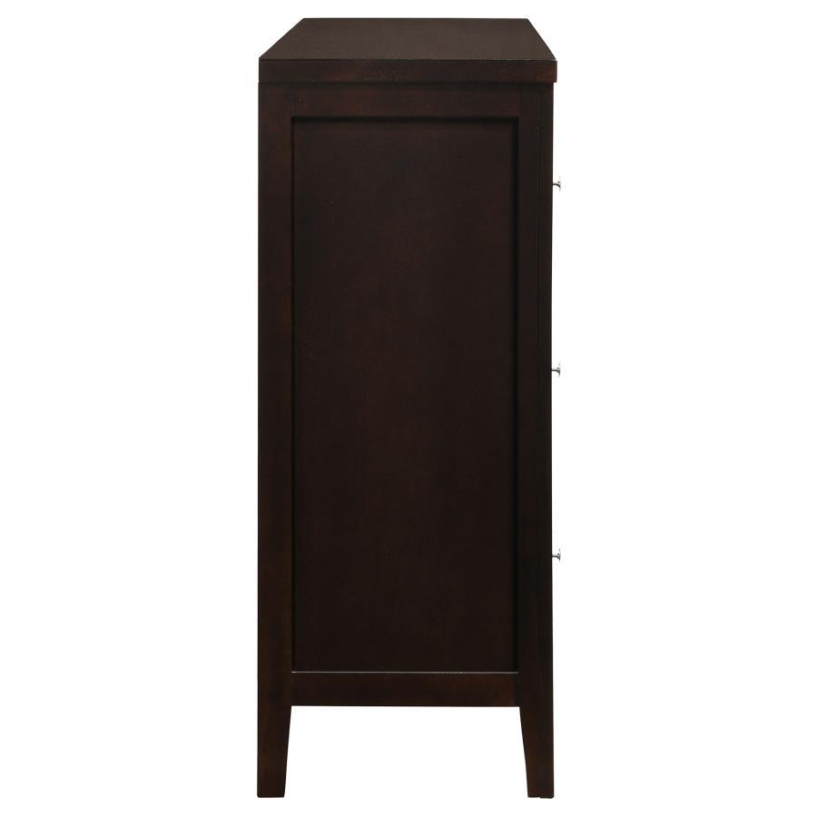 Carlton - 6-Drawer Dresser - Cappuccino