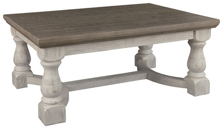 Havalance - Gray / White - Rectangular Cocktail Table by Signature Design by Ashley® | Bel Furniture