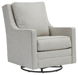 Kambria - Swivel Glider Accent Chair Beige by Signature Design by Ashley® | Bel Furniture