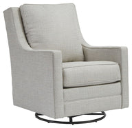 Kambria - Swivel Glider Accent Chair Beige by Signature Design by Ashley® | Bel Furniture