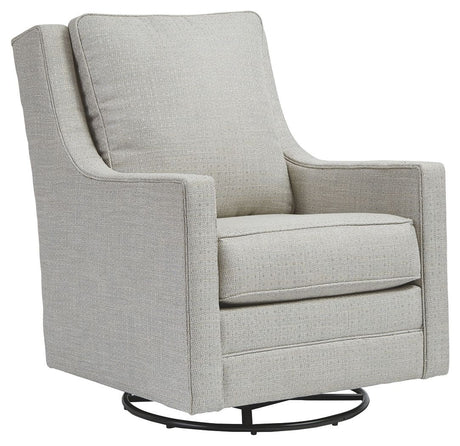 Kambria - Swivel Glider Accent Chair Beige by Signature Design by Ashley® | Bel Furniture
