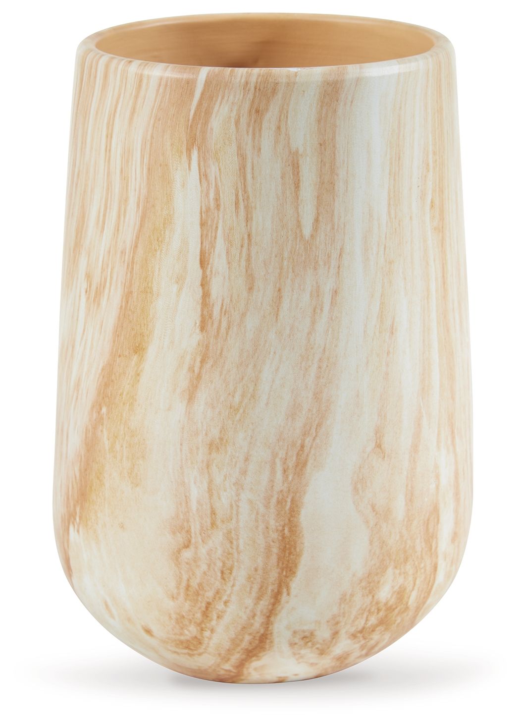 Cammen - Vase Beige 8''W x 8''D x 10''H by Signature Design by Ashley® | Bel Furniture