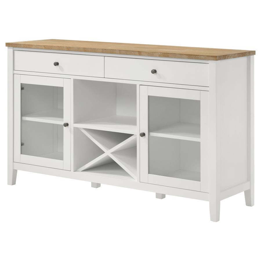 Hollis - 2 Door Dining Sideboard Buffet Storage Cabinet - White