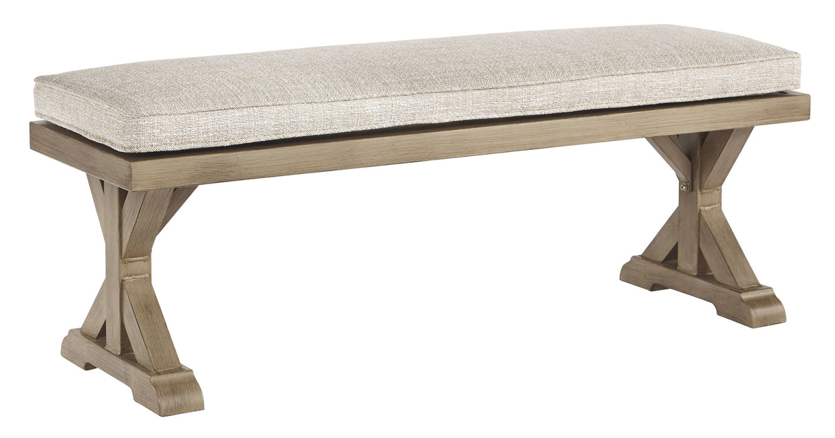 Beachcroft - Bench With Cushion Beige by Signature Design by Ashley® | Bel Furniture