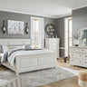 Robbinsdale - Sleigh Bed Set White by Signature Design by Ashley® | Bel Furniture